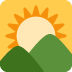 🌄 Sonnenaufgang über den Bergen Emoji-Bedeutung