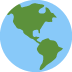 🌎 Globus mit Emoji-Bedeutung für Amerika