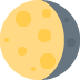 🌖 Bedeutung des abnehmenden Gibbous-Mond-Emojis