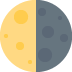 🌗 Bedeutung des Emoji-Mondes im letzten Viertel