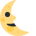 🌜 Bedeutung des Emoji-Mondgesichts im letzten Viertel