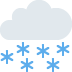 🌨 Wolke mit Schnee Emoji-Bedeutung