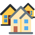🏘 Häuser-Emoji-Bedeutung