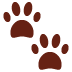 🐾 Pfotenabdrücke Emoji-Bedeutung