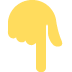 👇 Nach unten zeigender Zeigefinger Emoji-Bedeutung
