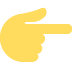 👉 Nach rechts zeigender Zeigefinger der Rückhand Emoji-Bedeutung