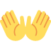 Offene Hände 👐 Emoji-Bedeutung