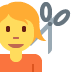 💇 Emoji-Bedeutung: Person, die sich die Haare schneiden lässt