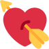 💘 Herz mit Pfeil-Emoji-Bedeutung