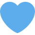 💙 Blaues Herz-Emoji-Bedeutung