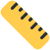 📏 Gerades Lineal Emoji-Bedeutung