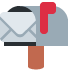 📬 Offener Briefkasten mit erhobener Flagge-Emoji-Bedeutung