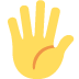 🖐 Hand mit gespreizten Fingern Emoji-Bedeutung