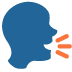 🗣Sprechender Kopf Emoji-Bedeutung
