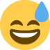 😅 Grinsendes Gesicht mit Schweiß-Emoji-Bedeutung