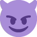 😈 Lächelndes Gesicht mit Hörnern Emoji-Bedeutung