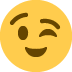 Zwinkerndes Gesicht 😉 Emoji-Bedeutung