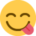 😋 Emoji-Bedeutung: Essen genießendes Gesicht