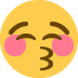😚 Küssendes Gesicht mit geschlossenen Augen Emoji-Bedeutung