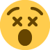 😵 Gesicht mit durchgestrichenen Augen Emoji-Bedeutung