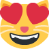 😻 Lächelnde Katze mit Herzaugen-Emoji-Bedeutung
