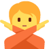 🙅‍♂️ Mann gestikuliert ohne Emoji-Bedeutung