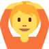 🙆‍♀ Frau gestikuliert „OK“ Emoji-Bedeutung