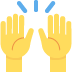 Hände heben 🙌 Emoji-Bedeutung