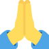 Gefaltete Hände 🙏 Emoji-Bedeutung