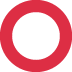 ⭕ Hohler roter Kreis Emoji-Bedeutung